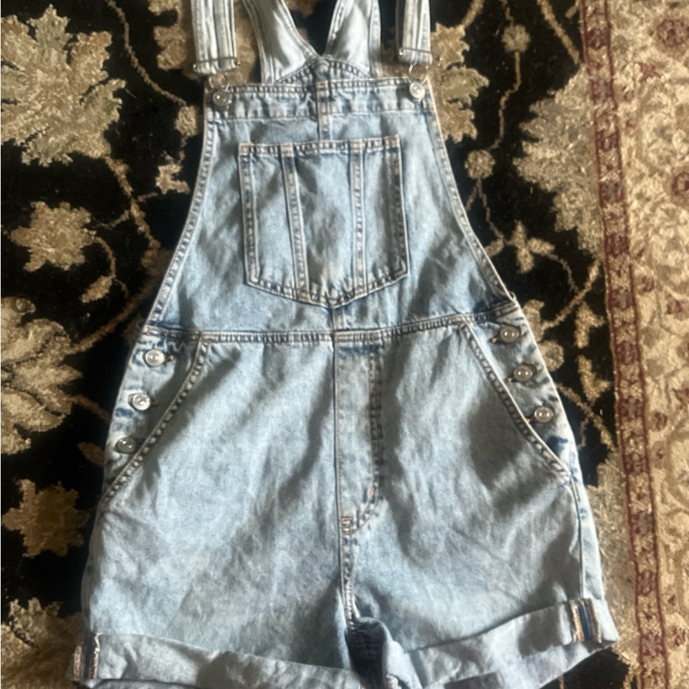 Light Blue Denim Overalls